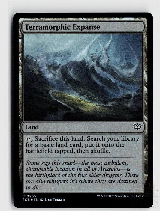Terramorphic Expanse 265 Secrets of Strixhaven Magic: The Gathering Foil Common