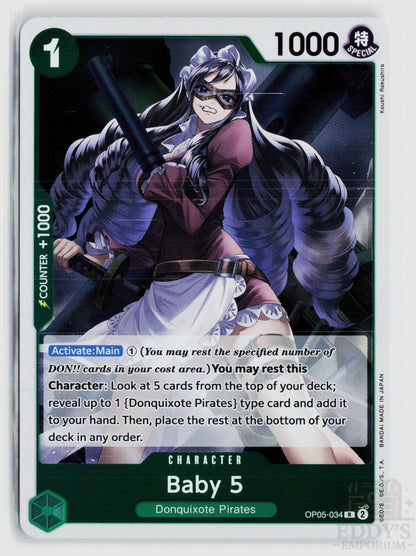 Baby 5 (Reprint) OP05-034 Premium Booster -The Best- One Piece Foil Rare