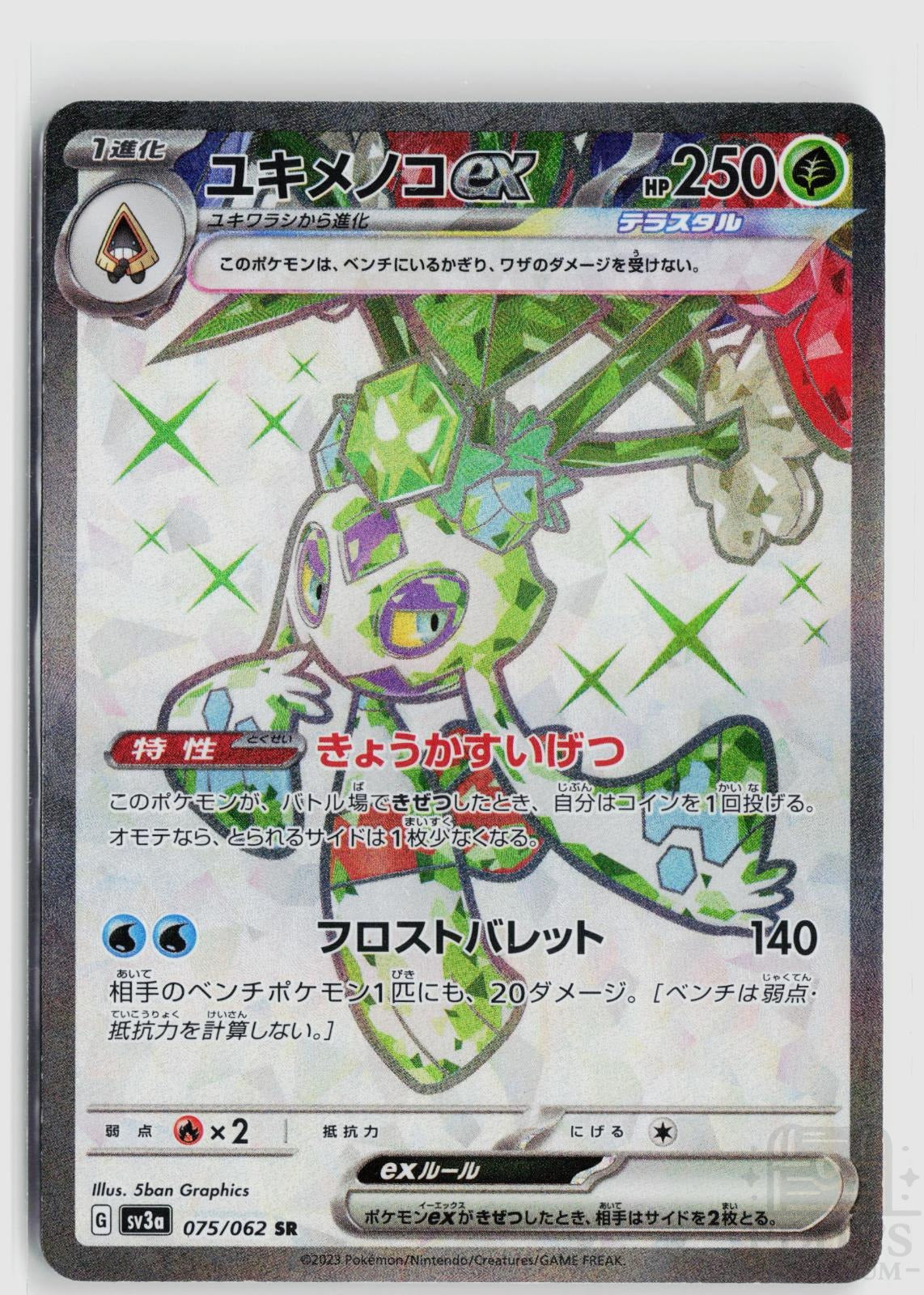 Froslass EX 075/062 Raging Surf Pokemon Japanese Holo Super Rare