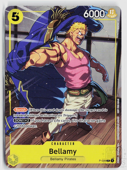 Bellamy (Pirates Party Vol. 4) P-039 One Piece Promotion Cards One Piece Promo