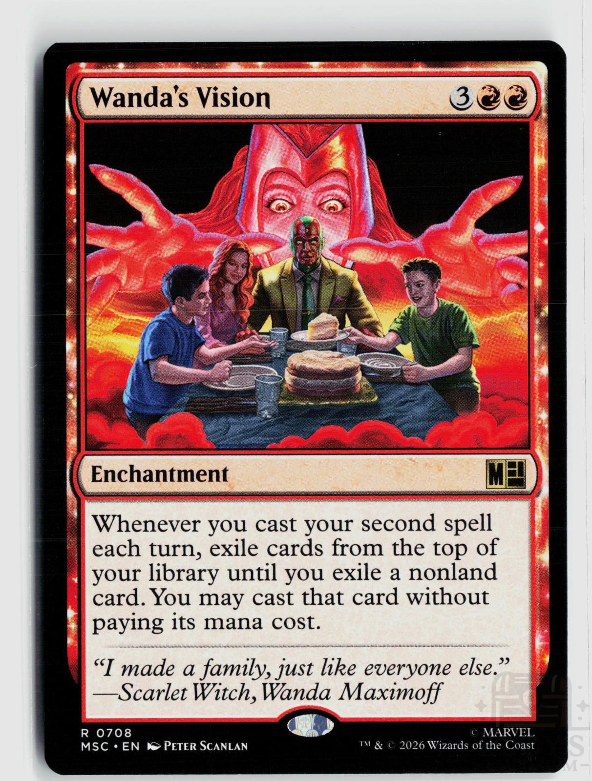 Wanda's Vision 708 Commander: Marvel Super Heroes Magic: The Gathering
