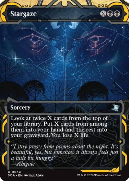 Stargaze 34 Secrets of Strixhaven: Mystical Archive Magic: The Gathering