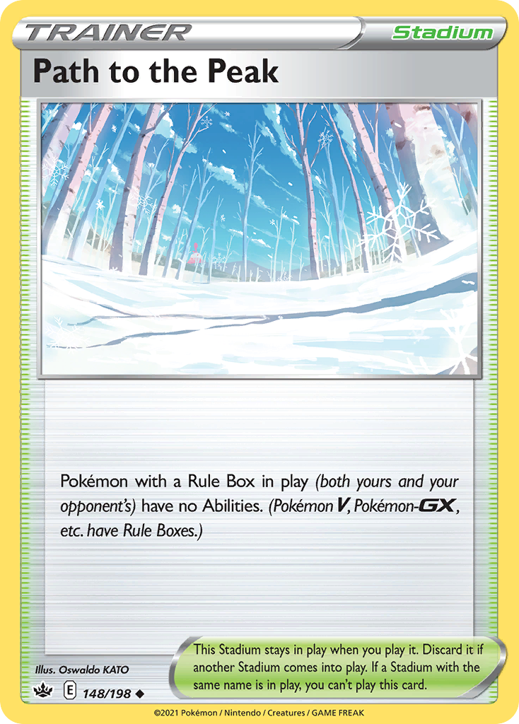 Path to the Peak 148/198 Chilling Reign Pokemon Reverse Holo