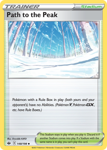 Path to the Peak 148/198 Chilling Reign Pokemon Reverse Holo