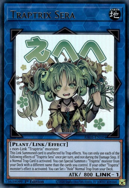 Traptrix Sera RA05-EN104 Rarity Collection 5 Yu-Gi-Oh 1st Edition Ultra Rare NM