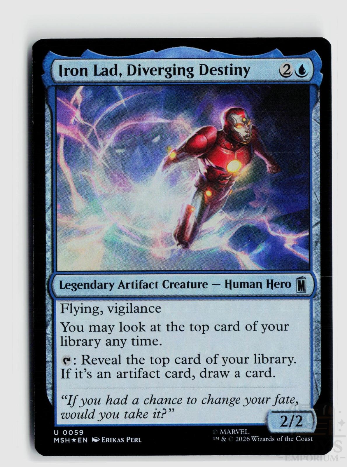 Iron Lad, Diverging Destiny 59 Marvel Super Heroes Magic: The Gathering Foil