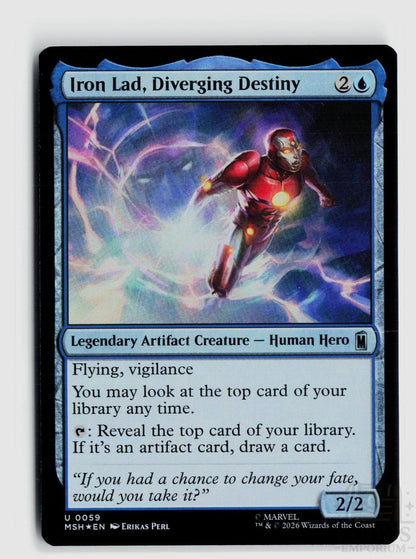 Iron Lad, Diverging Destiny 59 Marvel Super Heroes Magic: The Gathering Foil