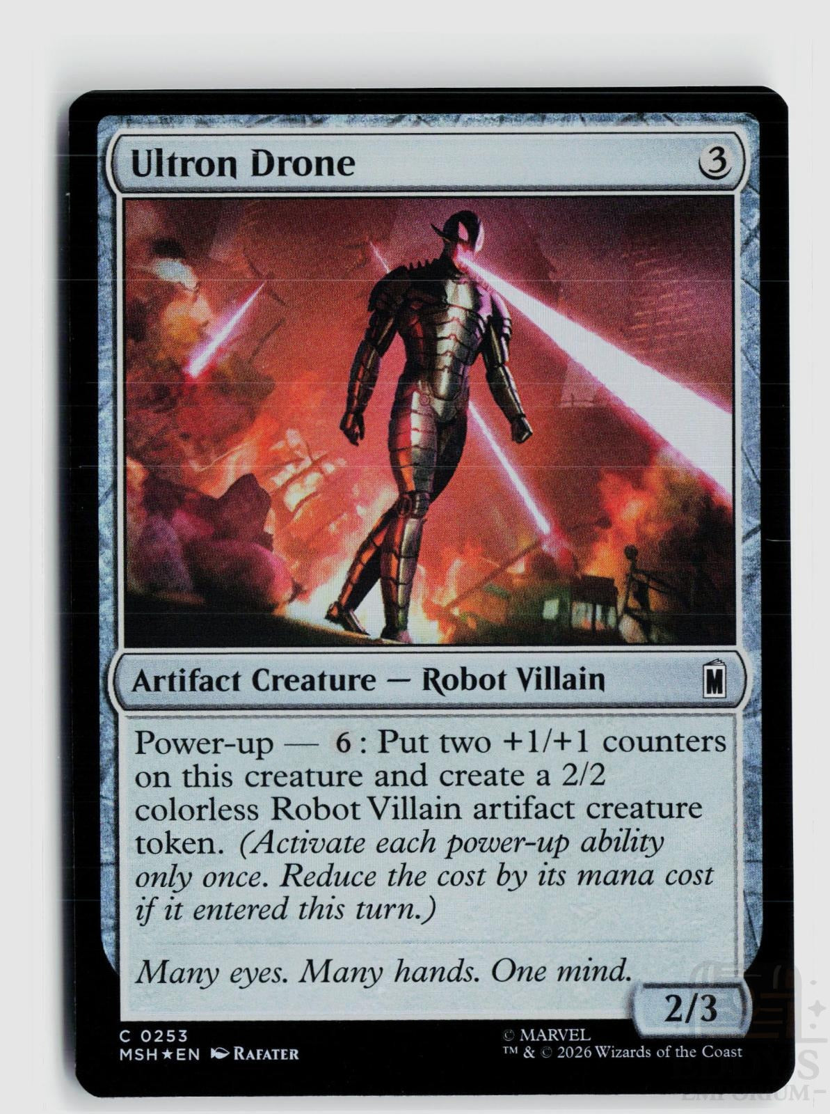 Ultron Drone 253 Marvel Super Heroes Magic: The Gathering Foil Common