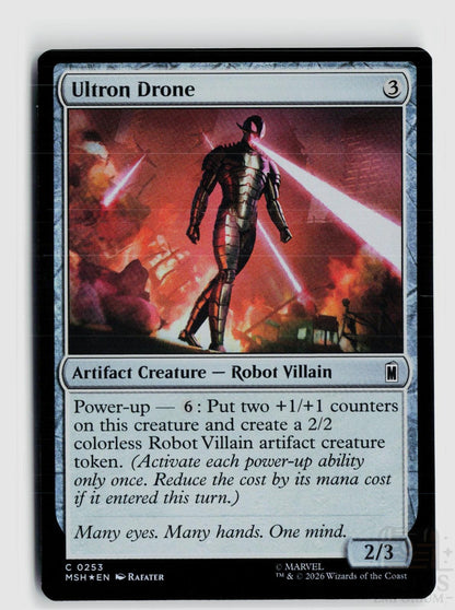 Ultron Drone 253 Marvel Super Heroes Magic: The Gathering Foil Common