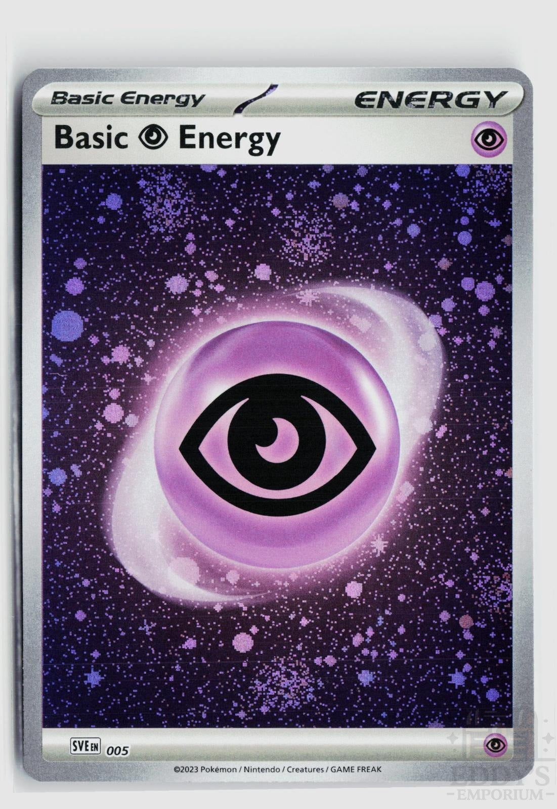 Basic Psychic Energy (Cosmos Holo) 005 SVE: Scarlet & Violet Energies Pokemon NM