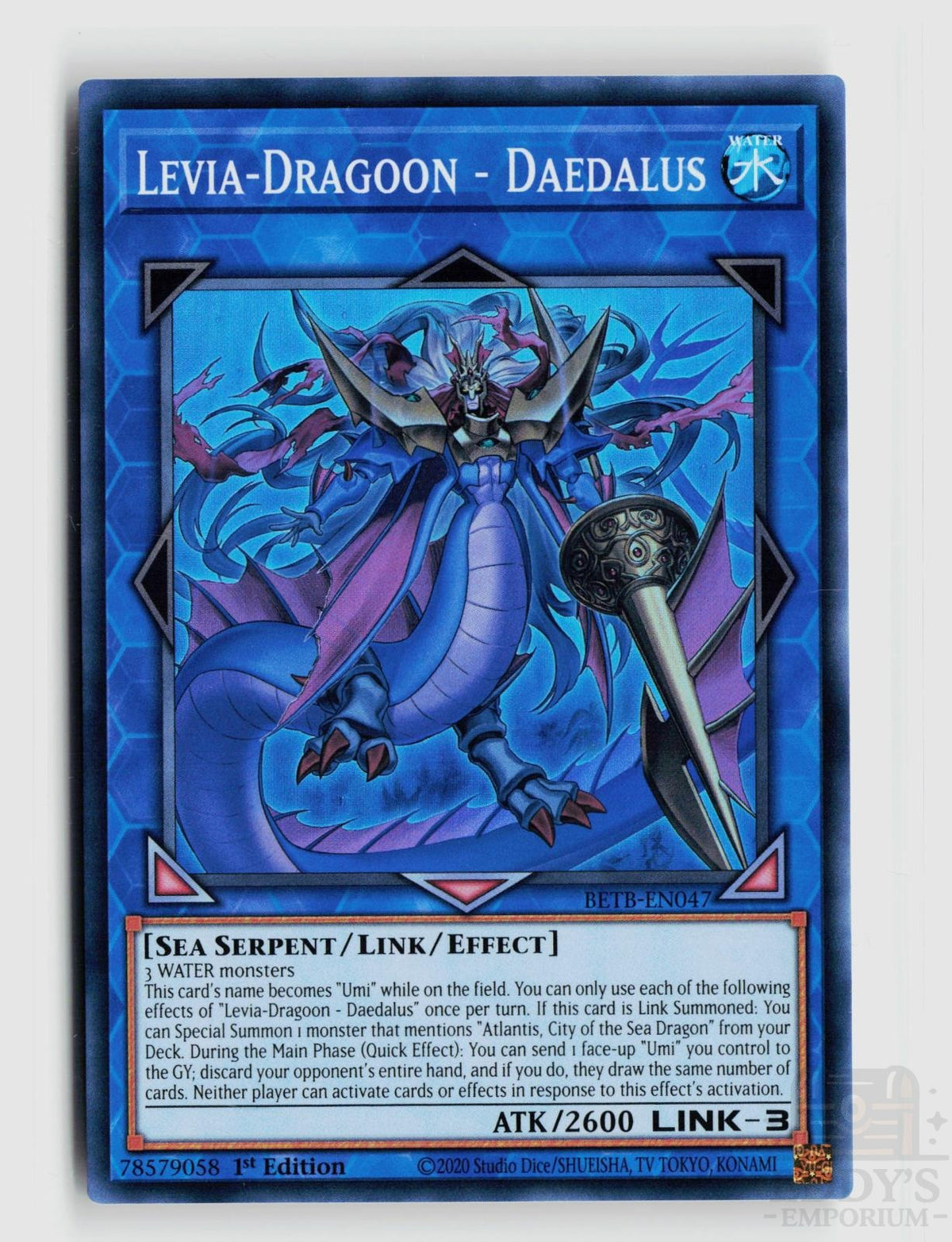 Levia-Dragoon - Daedalus BETB-EN047 Beyond the Brave Yu-Gi-Oh 1st Edition NM