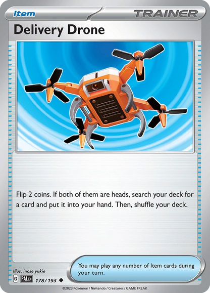 Delivery Drone 178/193 Paldea Evolved Pokemon Reverse Holo Uncommon NM
