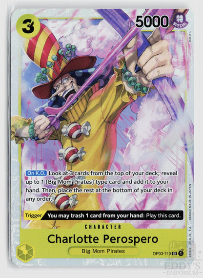 Charlotte Perospero (Reprint) OP03-113 Premium Booster -The Best- One Piece Foil
