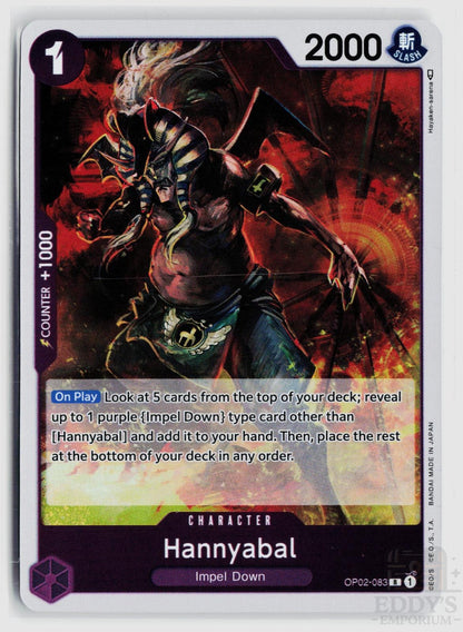 Hannyabal OP02-083 Paramount War One Piece Foil Rare