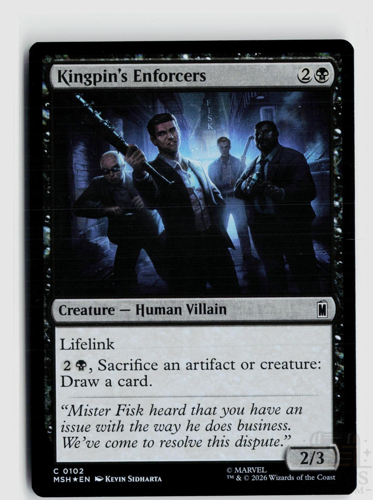 Kingpin's Enforcers 102 Marvel Super Heroes Magic: The Gathering Foil