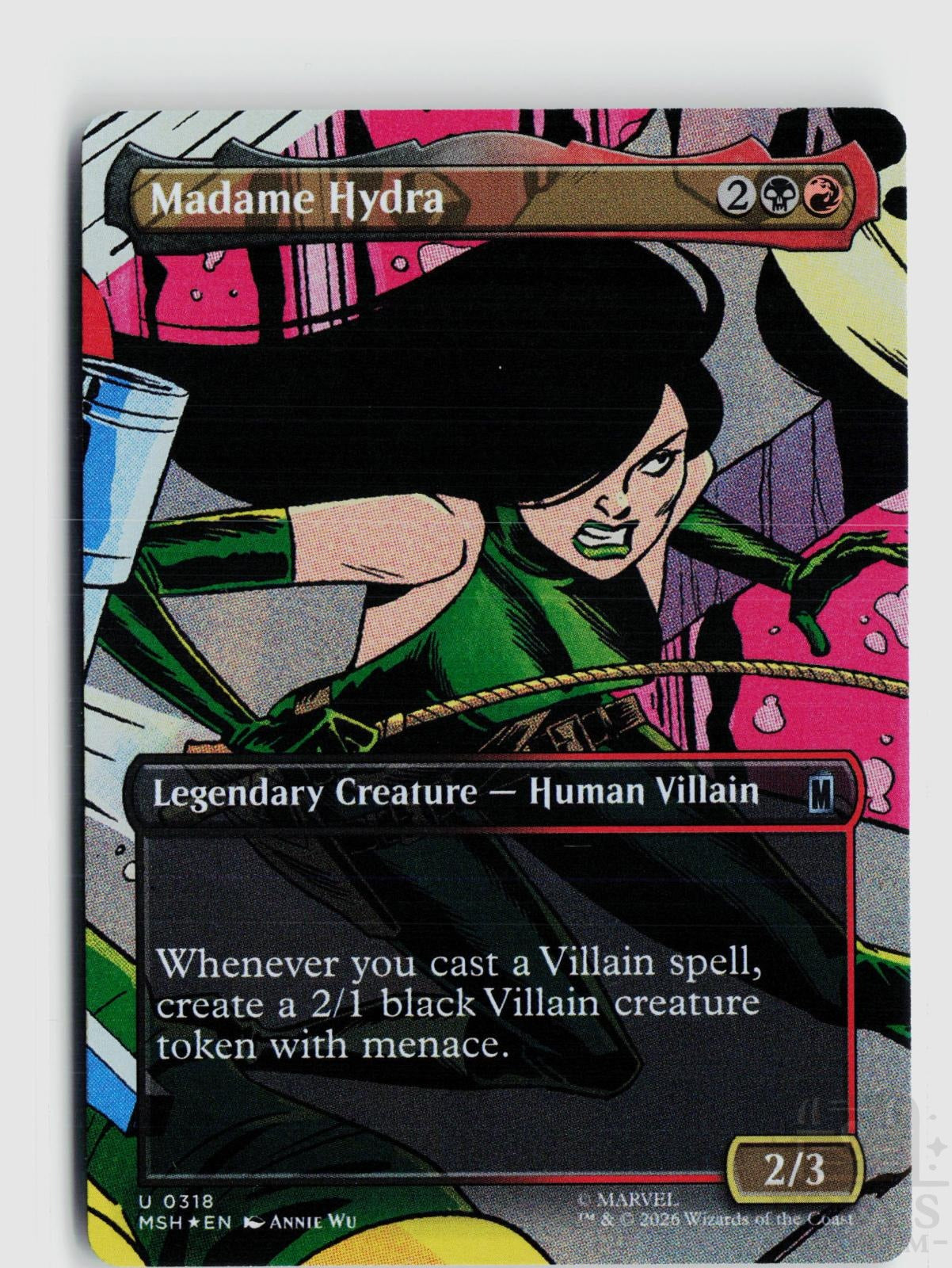 Madame Hydra (Borderless) 318 Marvel Super Heroes Magic: The Gathering Foil