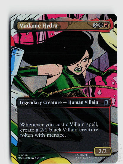 Madame Hydra (Borderless) 318 Marvel Super Heroes Magic: The Gathering Foil