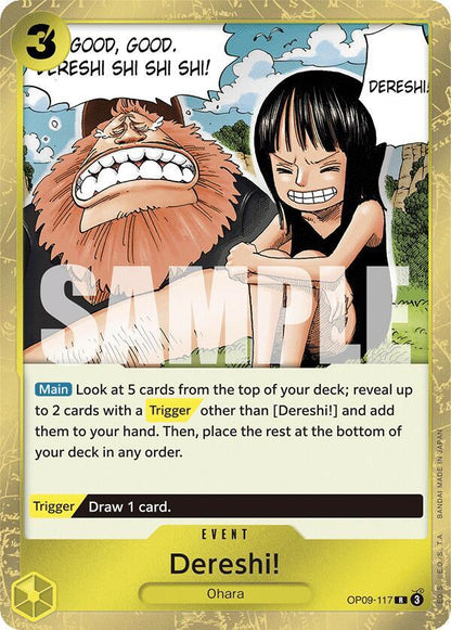 Dereshi! OP09-117 Emperors in the New World One Piece Foil Rare