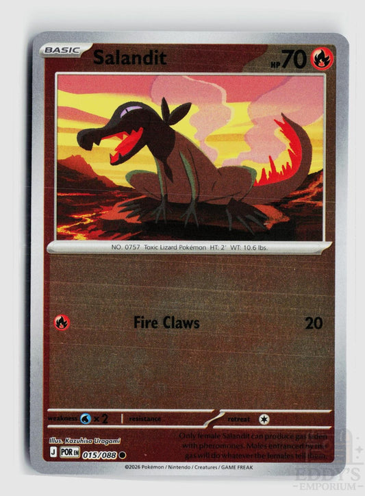 Salandit 015/088 Perfect Order Pokemon Reverse Holo