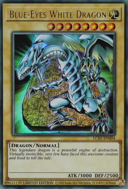 Blue-Eyes White Dragon (25th Anniversary Edition) LC01-EN004 Yu-Gi-Oh Legendary Collection: 25th Anniversary Edition
