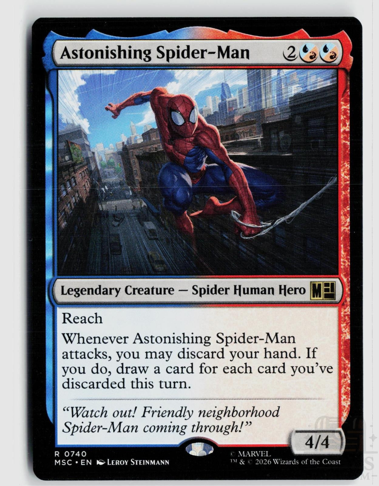 Astonishing Spider-Man 740 Commander: Marvel Super Heroes Magic: The Gathering