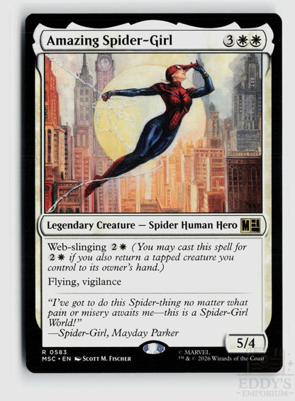 Amazing Spider-Girl 583 Commander: Marvel Super Heroes Magic: The Gathering