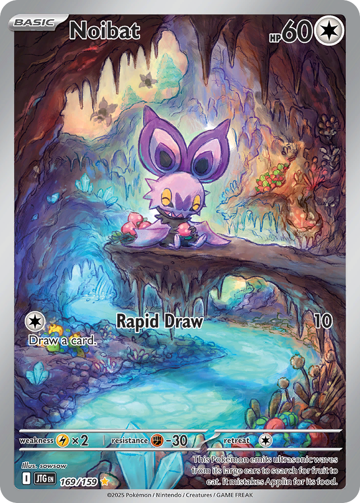 Noibat 169/159 Journey Together Pokemon Holo Illustration Rare