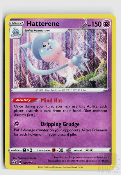 Hatterene 085/192 Rebel Clash Pokemon Holo Rare NM