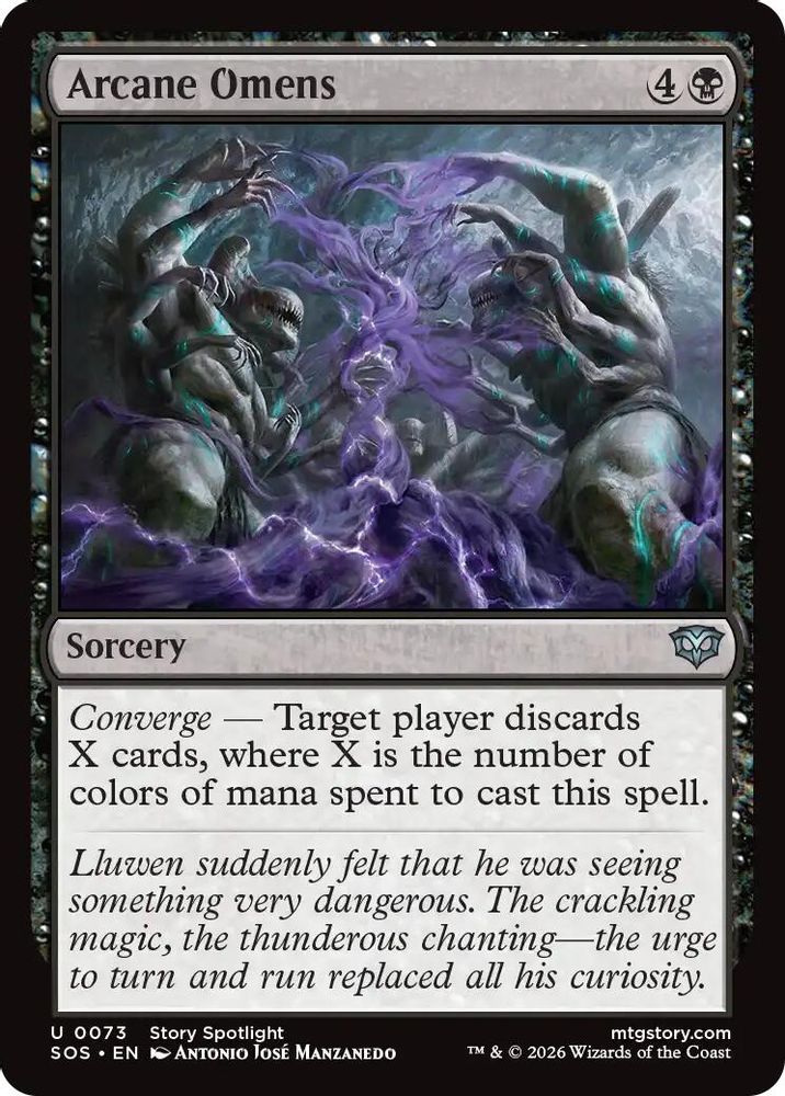 Arcane Omens 73 Secrets of Strixhaven Magic: The Gathering Foil Uncommon