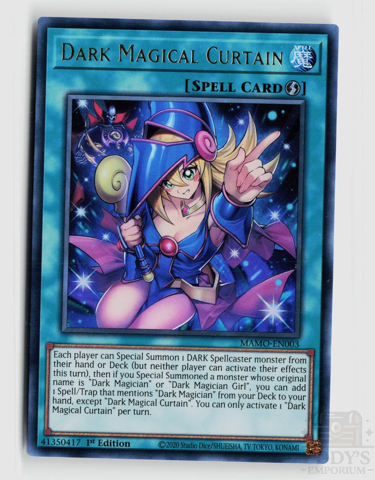 Dark Magical Curtain MAMO-EN003 Magnificent Monsters Yu-Gi-Oh 1st Edition NM