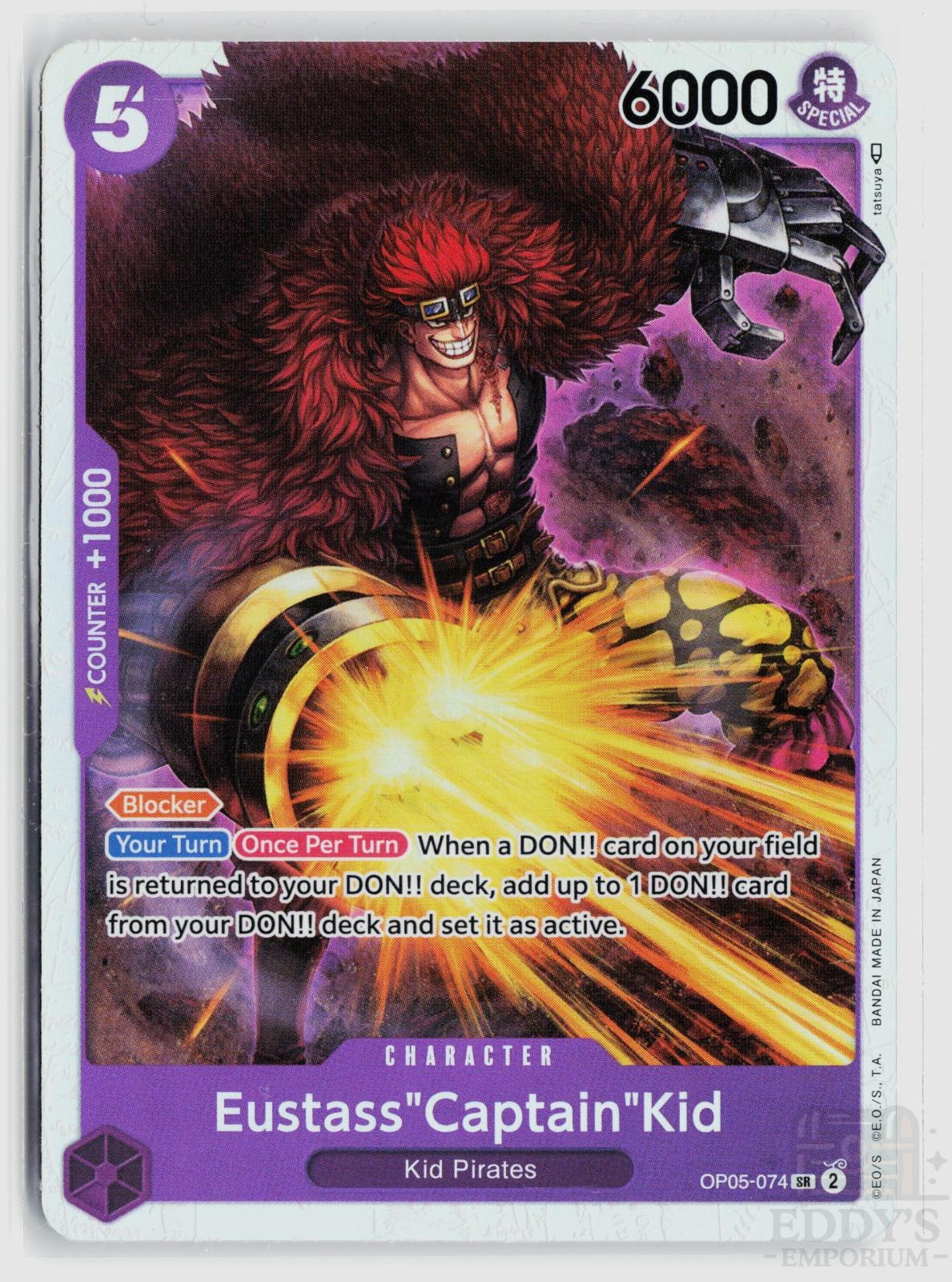 Eustass"Captain"Kid OP05-074 Awakening of the New Era One Piece Foil Super Rare
