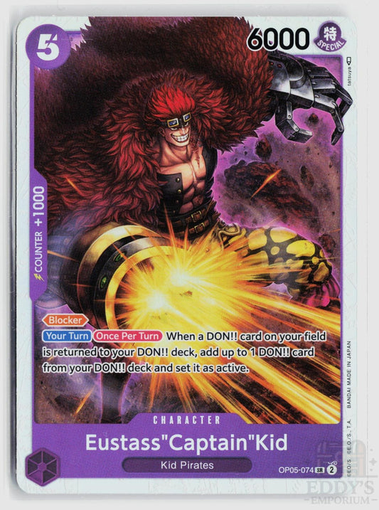 Eustass"Captain"Kid OP05-074 Awakening of the New Era One Piece Foil Super Rare