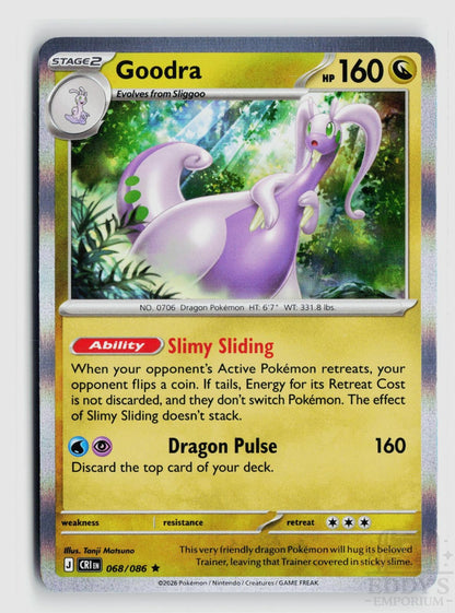Goodra 068/086 Chaos Rising Pokemon Holo Rare NM