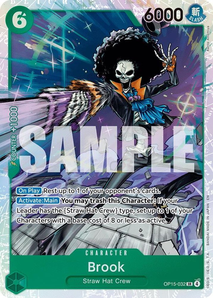 Brook OP15-032 Adventure on Kami's Island One Piece Foil Super Rare