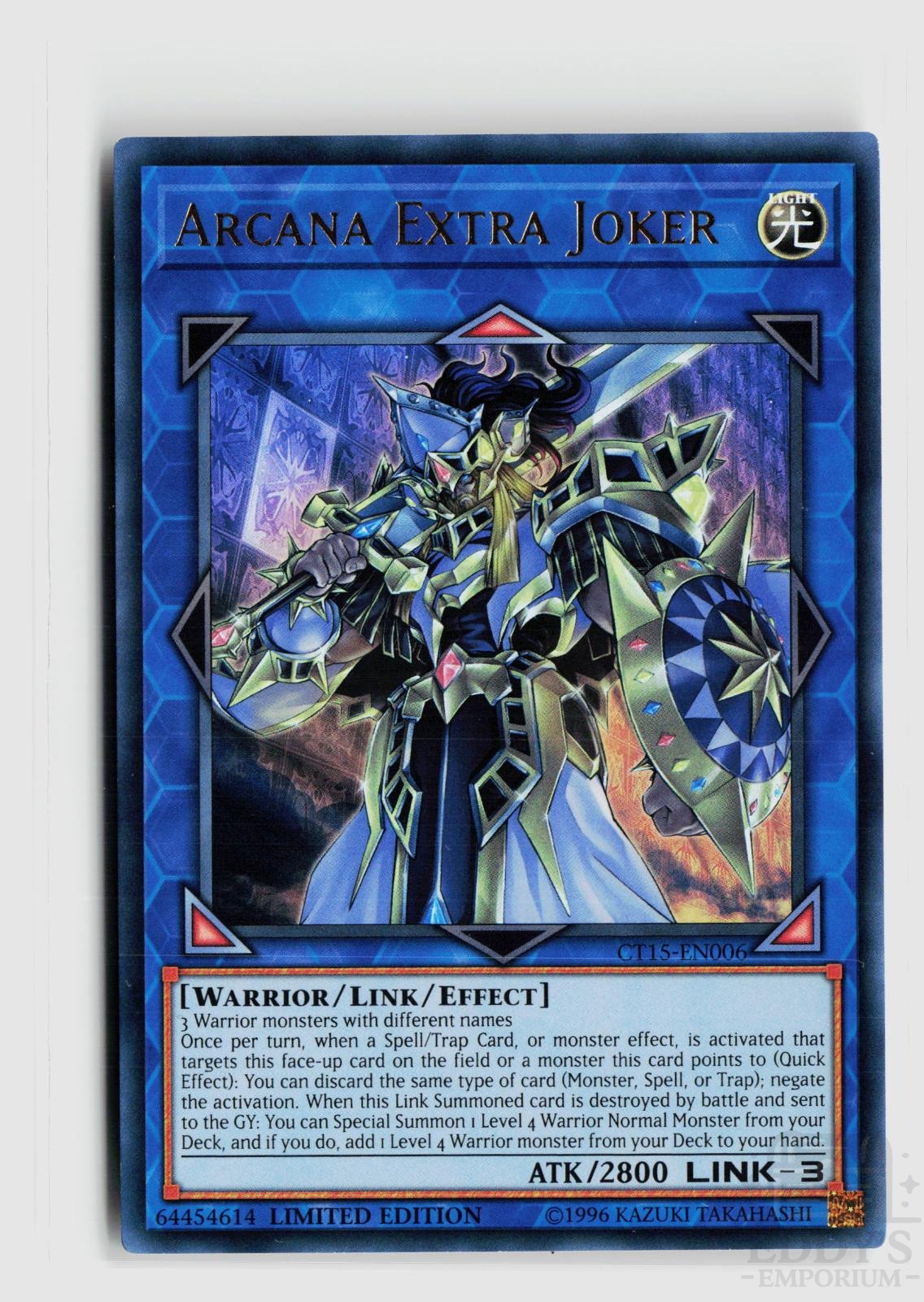 Arcana Extra Joker CT15-EN006 2018 Mega-Tins Yu-Gi-Oh Limited Ultra Rare NM