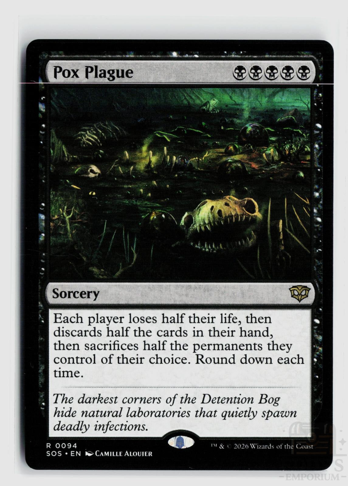 Pox Plague 94 Secrets of Strixhaven Magic: The Gathering Rare