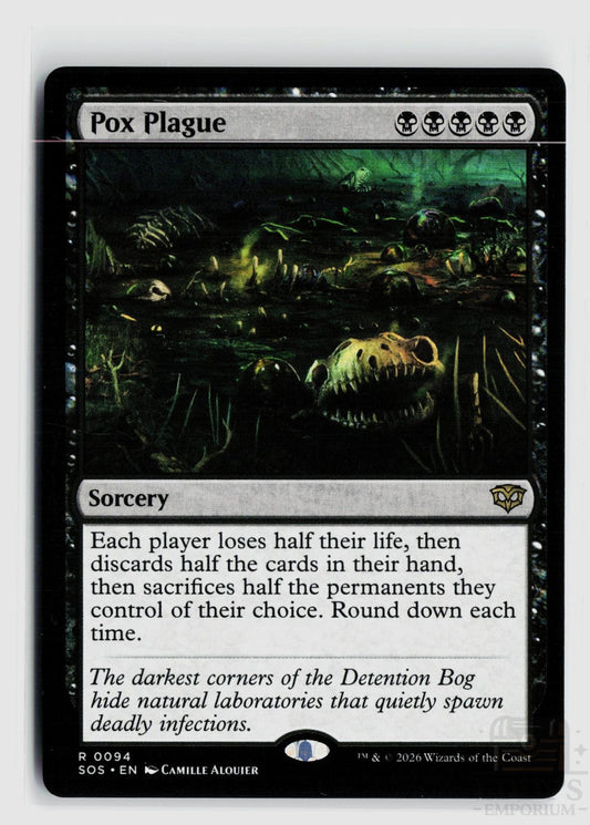 Pox Plague 94 Secrets of Strixhaven Magic: The Gathering Rare