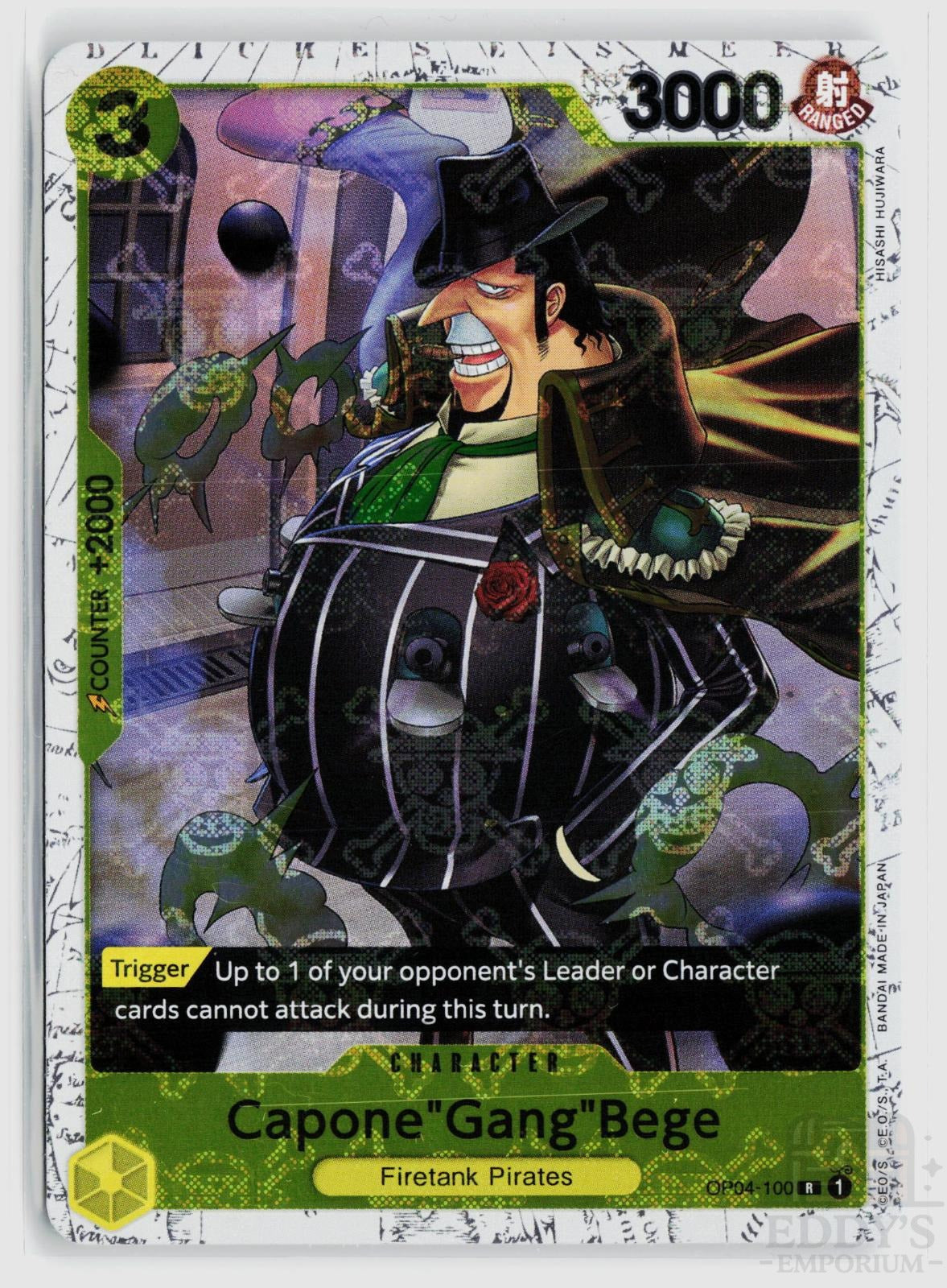 Capone"Gang"Bege (Reprint) OP04-100 Premium Booster -The Best- One Piece Foil
