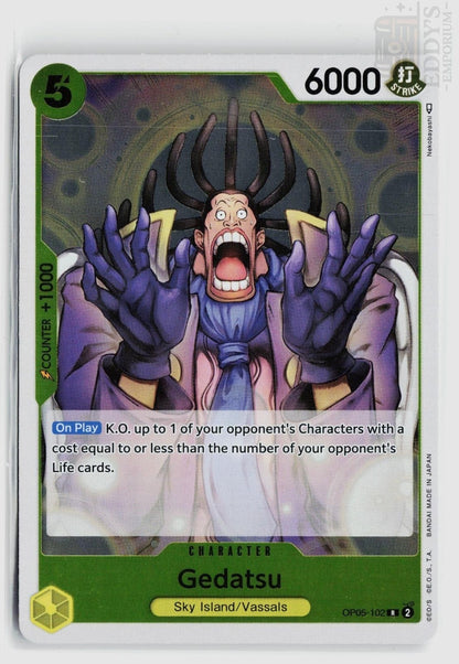 Gedatsu (Reprint) OP05-102 Premium Booster -The Best- Vol. 2 One Piece Foil Rare