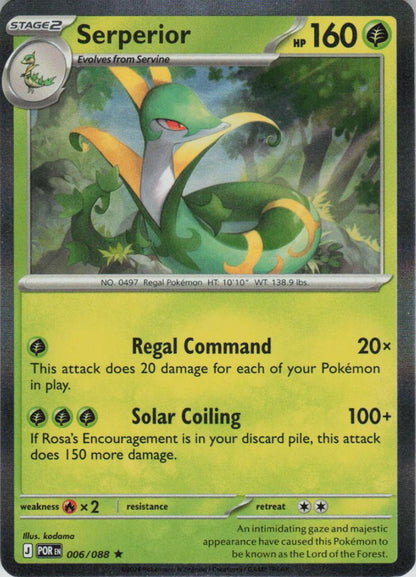 Serperior 006/088 Perfect Order Pokemon Holo