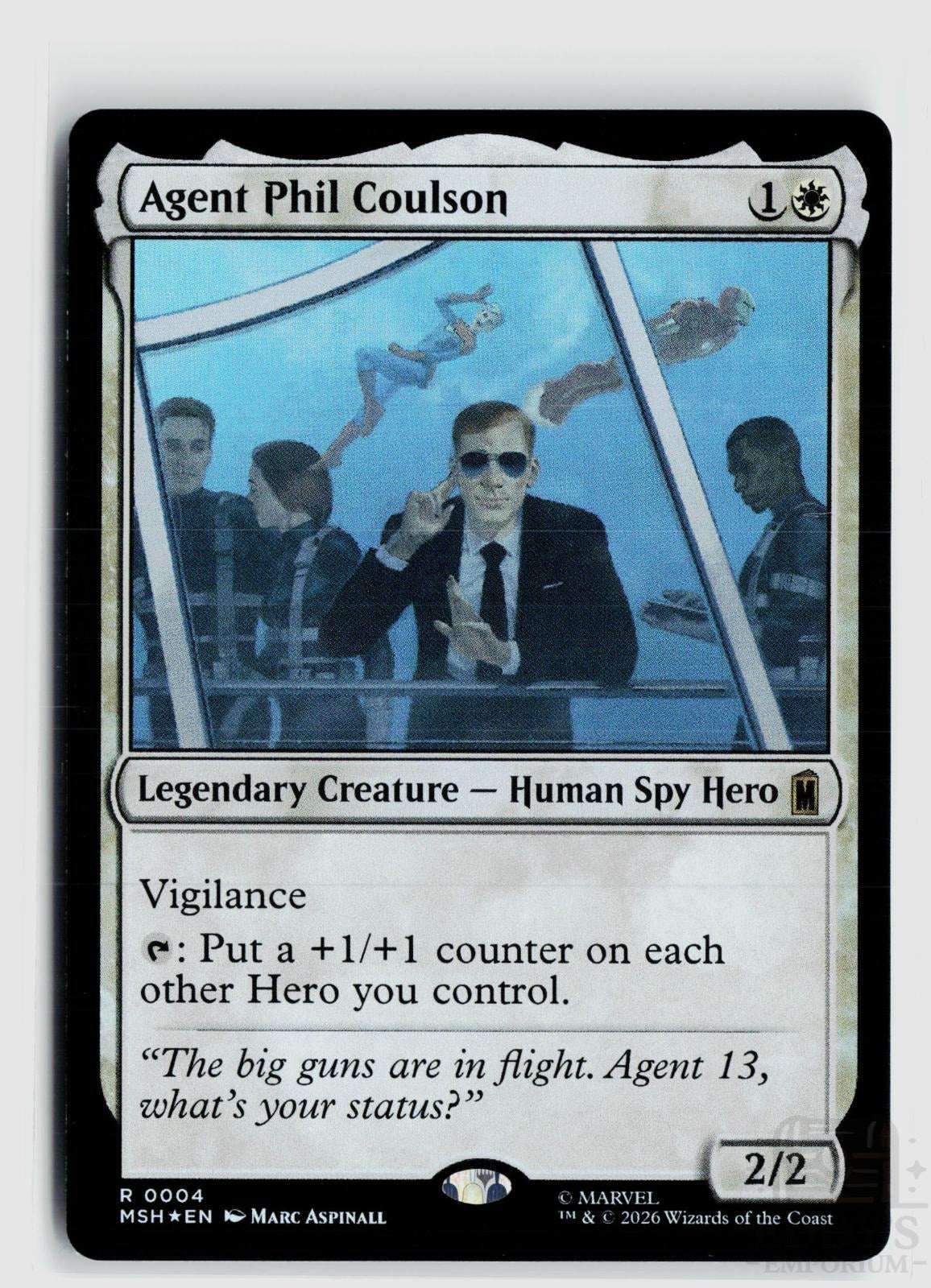 Agent Phil Coulson 4 Marvel Super Heroes Magic: The Gathering Foil