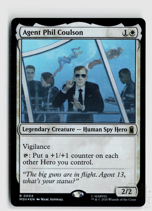 Agent Phil Coulson 4 Marvel Super Heroes Magic: The Gathering Foil