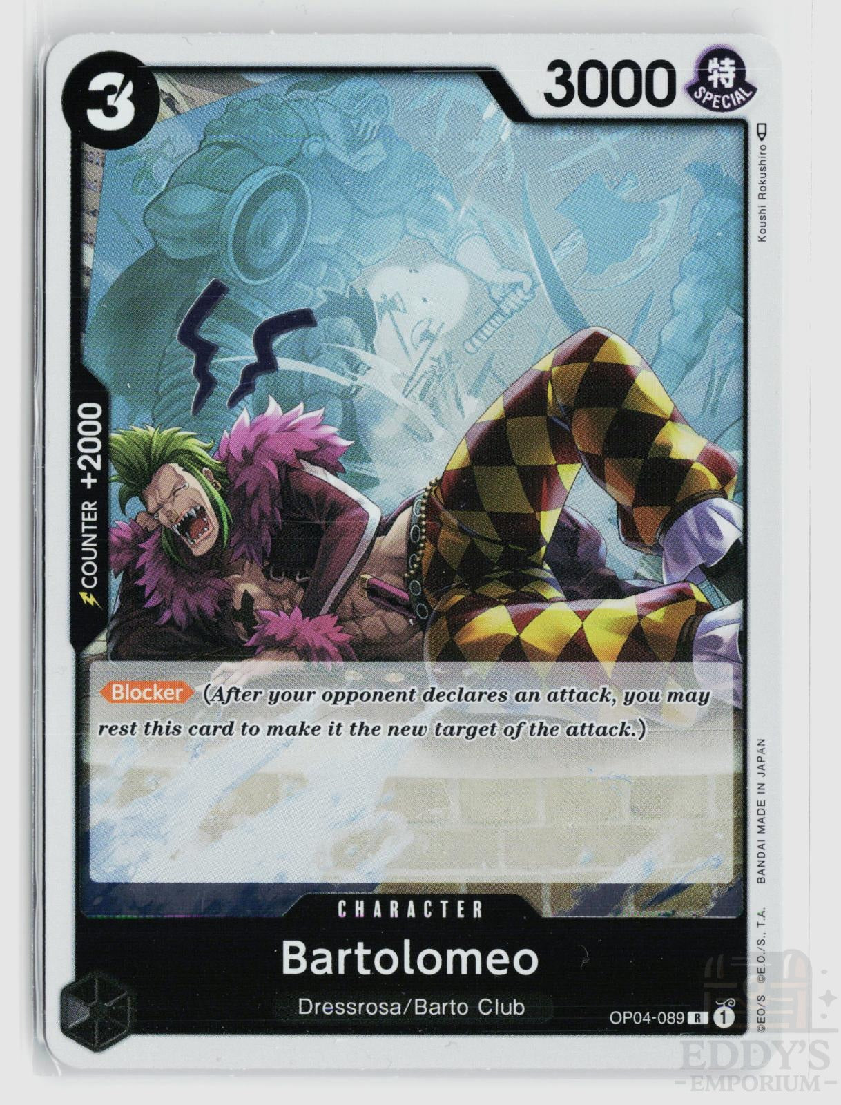 Bartolomeo OP04-089 Kingdoms of Intrigue One Piece Foil Rare