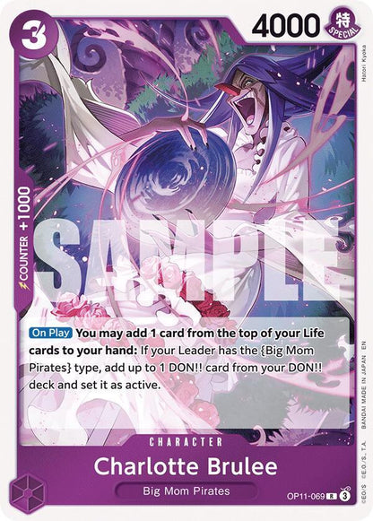 Charlotte Brulee OP11-069 A Fist of Divine Speed One Piece Foil Rare