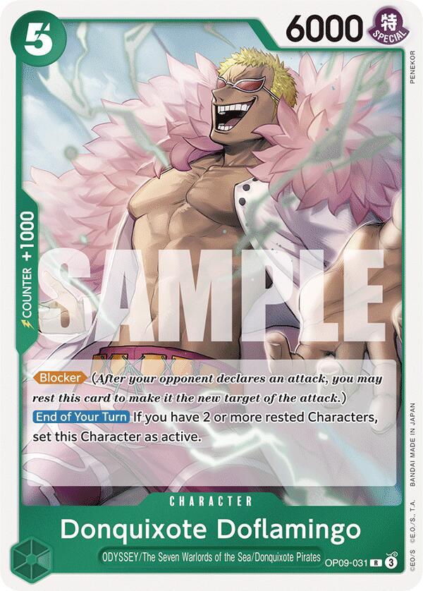 Donquixote Doflamingo OP09-031 Emperors in the New World One Piece Foil Rare