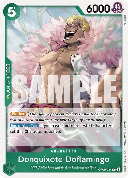 Donquixote Doflamingo OP09-031 Emperors in the New World One Piece Foil Rare