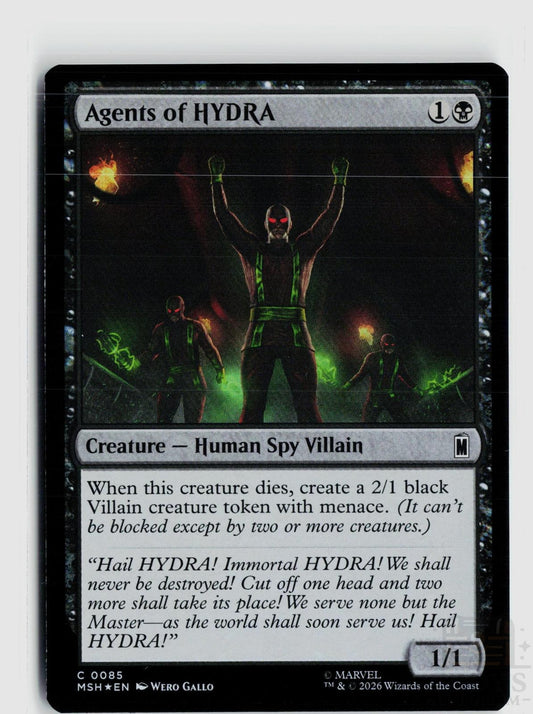Agents of HYDRA 85 Marvel Super Heroes Magic: The Gathering Foil Common