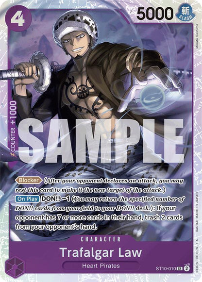 Trafalgar Law (Reprint) ST10-010 Premium Booster -The Best- One Piece Foil