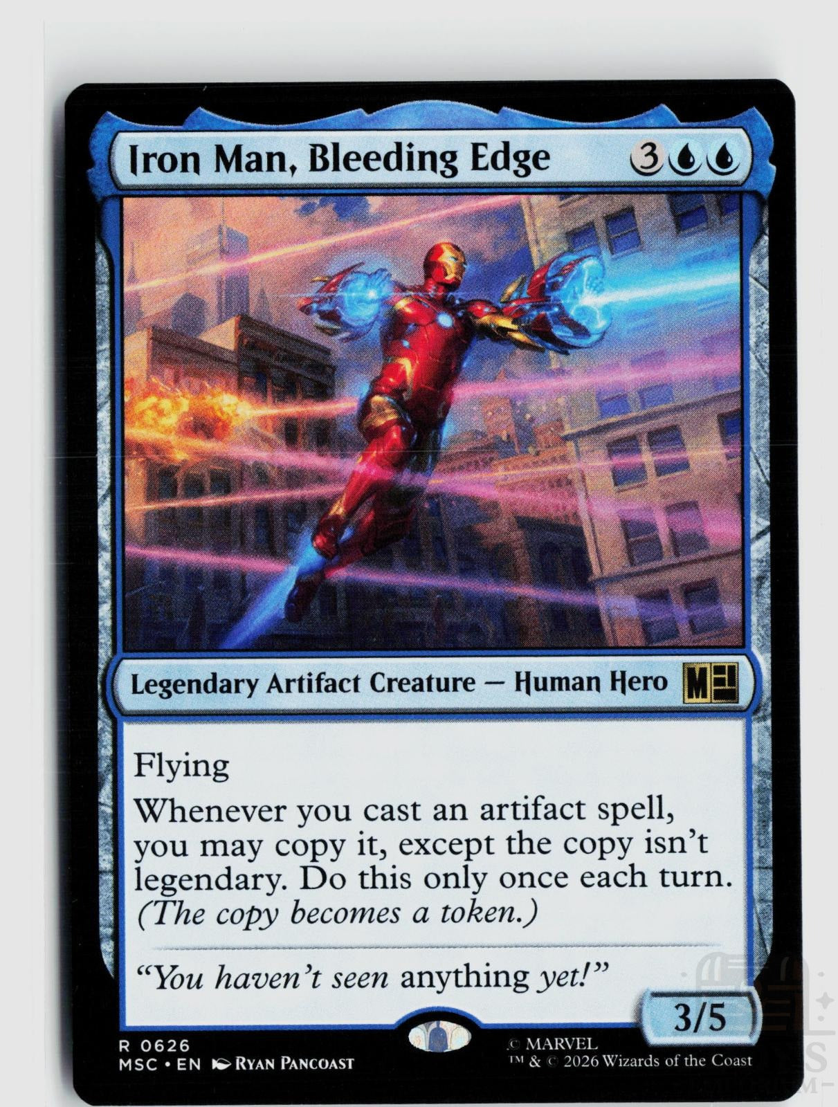 Iron Man, Bleeding Edge 626 Commander: Marvel Super Heroes Magic: The Gathering