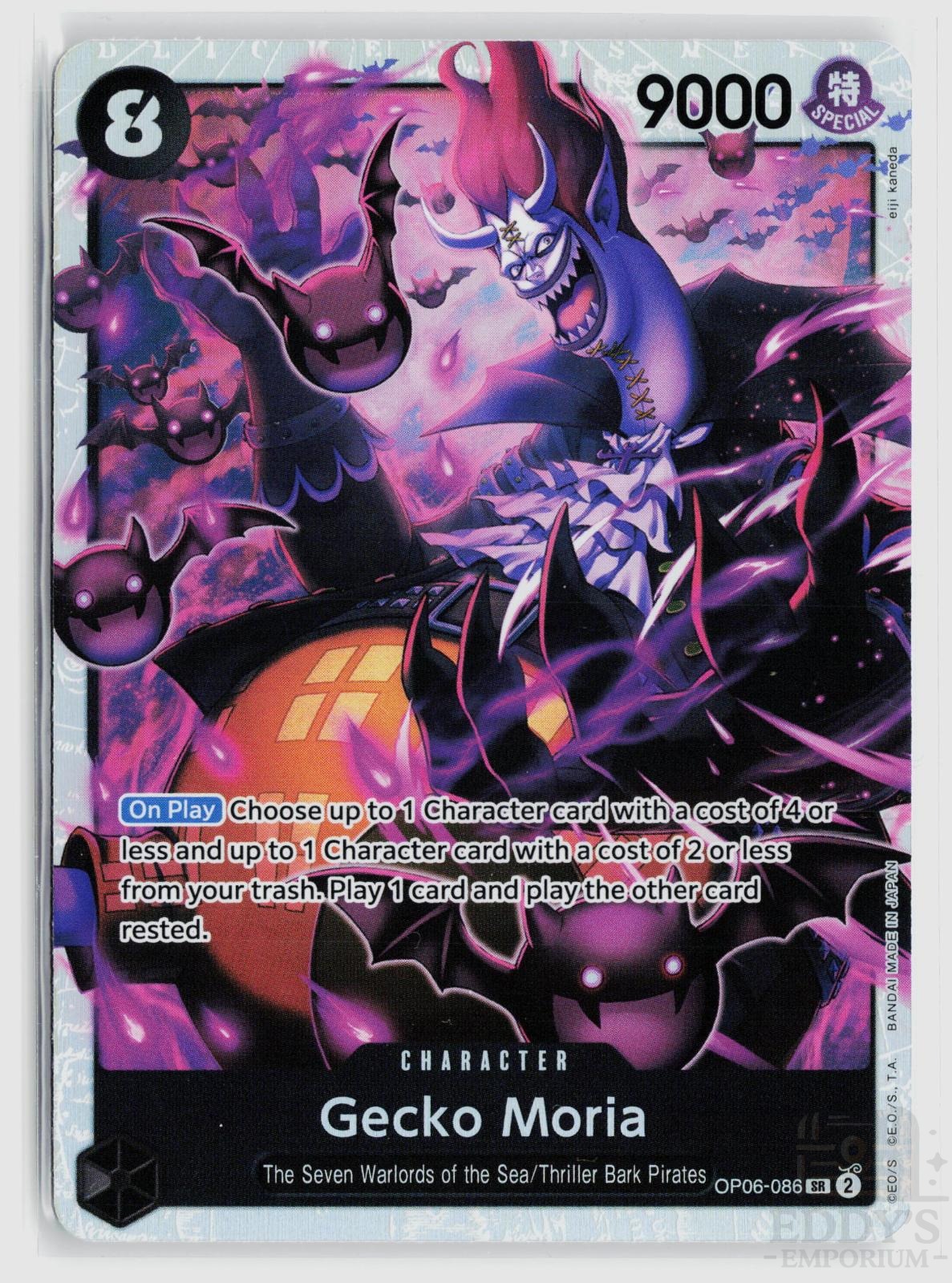 Gecko Moria (086) OP06-086 Wings of the Captain One Piece Foil Super Rare